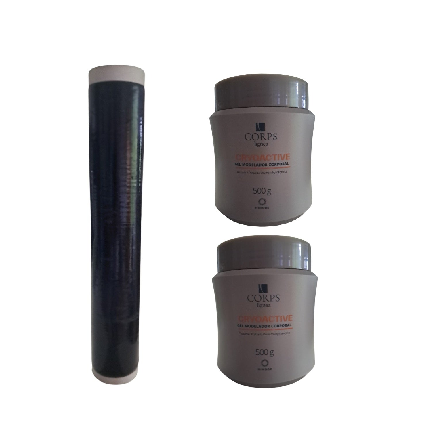 2 GEL CORPS HINODE (HND) 500 Grms + FAJA VINIPEL OSMÓTICA (OBSEQUIO)