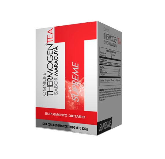 Thermogen Tea Supreme Maracuyá Caja 30 Sobres