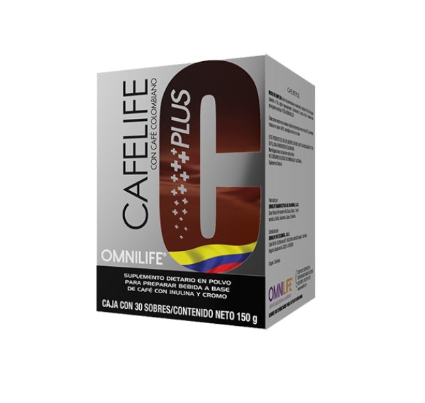 CAFELIFE Con Café Colombiano Quema Grasa Caja 30 Sobres